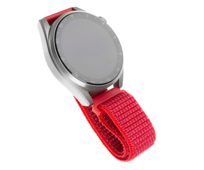 Pasek i akcesoria do zegarków FIXED Nylon Strap do Smartwatch (20mm) wide red FIXNST-20mm-RD